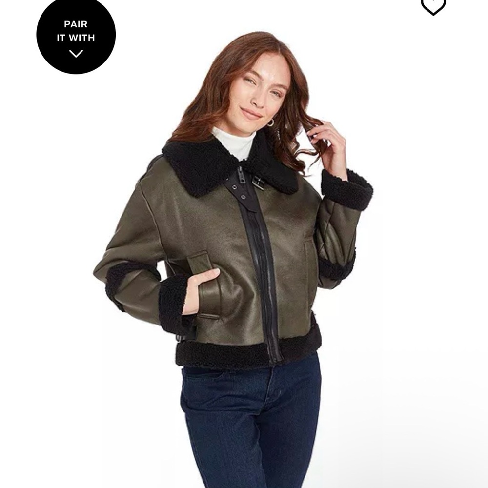 Frye Chloe Faux Shearling Jacket